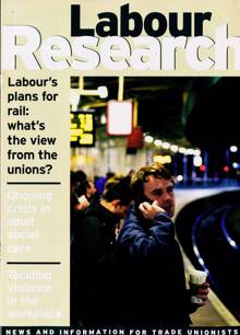 Labour Research Magazine JAN 25 Order Online