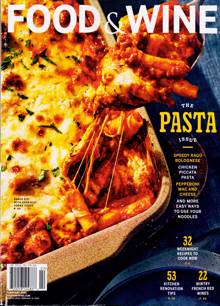 Food & Wine Usa Magazine FEB 25 Order Online