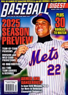 Baseball Digest Magazine MAR/APR25 Order Online