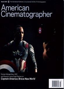 American Cinematographer Magazine MAR 25 Order Online