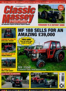 Classic Massey Ferguson Magazine Subscription Buy At Newsstand Co Uk Agriculture