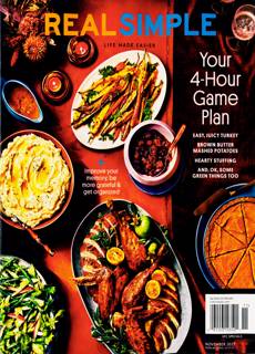 Real Simple Magazine Subscription Buy At Newsstand Co Uk Cooking Food   2757372 