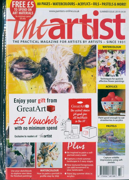 Artist Magazine Subscription | Buy at Newsstand.co.uk | Visual Arts