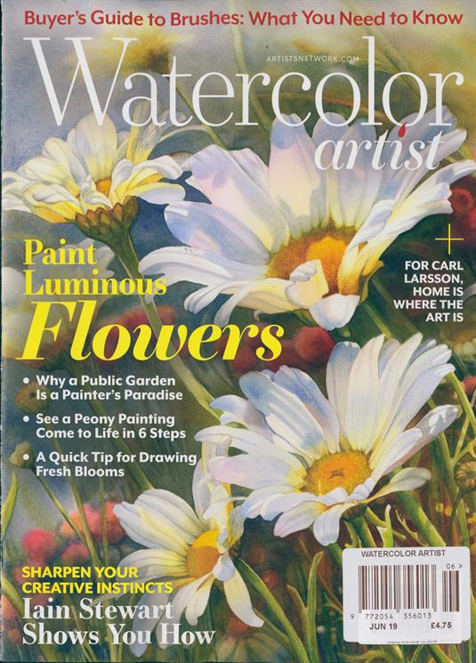 Watercolor Artist Magazine Subscription Buy at Newsstand