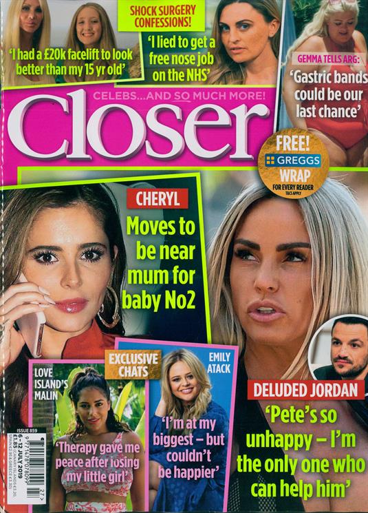 Closer Magazine Subscription | Buy at Newsstand.co.uk | Women's Weekly