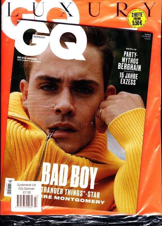 Gq German Magazine Subscription | Buy at Newsstand.co.uk | German