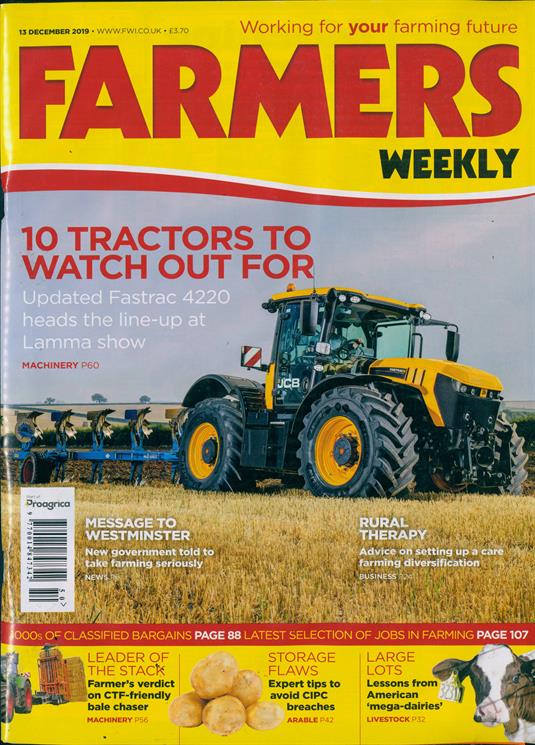 Farmers Weekly Magazine Subscription | Buy at Newsstand.co.uk | Agriculture