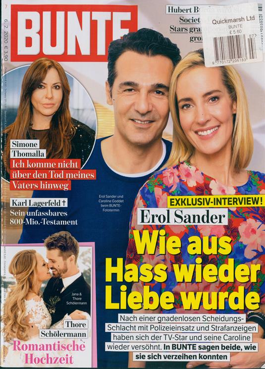 Bunte Illustrierte Magazine Subscription | Buy At Newsstand.co.uk | German