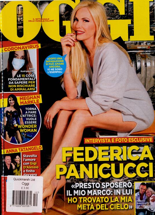 Oggi Magazine Subscription | Buy at Newsstand.co.uk | Italian