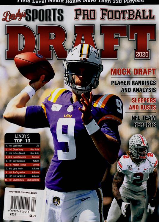 Lindys Pro Football Draft Magazine Subscription Buy at Newsstand.co