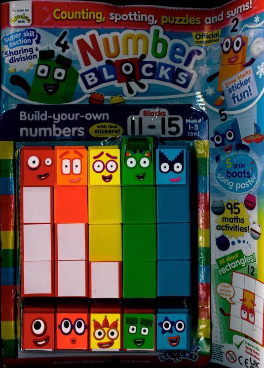 Numberblocks Magazine Subscription | Buy at Newsstand.co.uk | Pre School