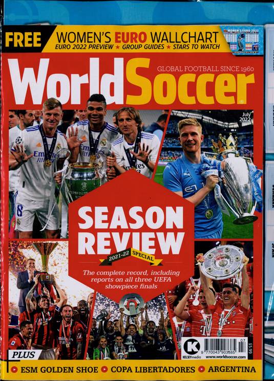 soccer magazine cover