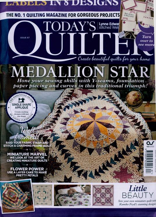 Todays Quilter Magazine Subscription Buy at Newsstand.co.uk Quilting