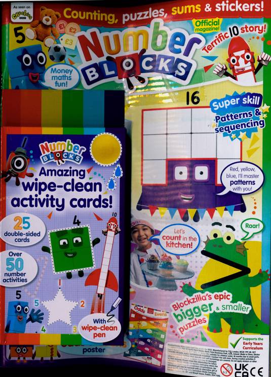 Numberblocks Magazine Subscription | Buy at Newsstand.co.uk | Pre School