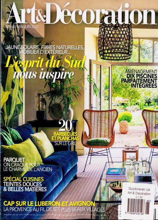 Art Et Decoration Fr Magazine Subscription | Buy at Newsstand.co.uk ...