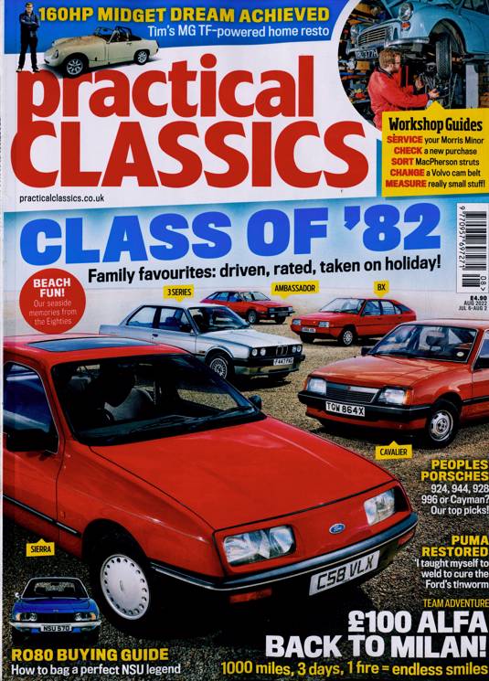 Practical Classics Magazine Subscription Buy At Uk Classic Car Bike