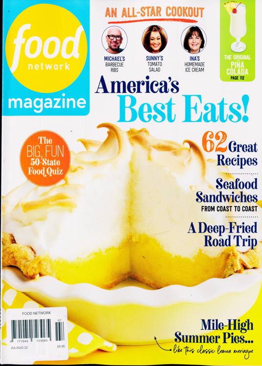 Food Network Magazine Subscription | Buy at Newsstand.co.uk | Cooking ...