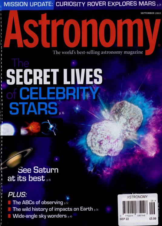 Astronomy Magazine Subscription | Buy at Newsstand.co.uk | Astronomy