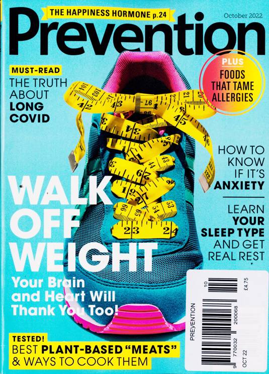 Prevention Magazine Subscription Buy at Newsstand.co.uk General Women's