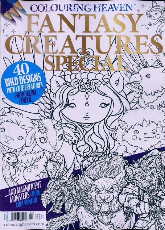 Colouring Heaven Magazine Subscription | Buy at Newsstand.co.uk | Colouring