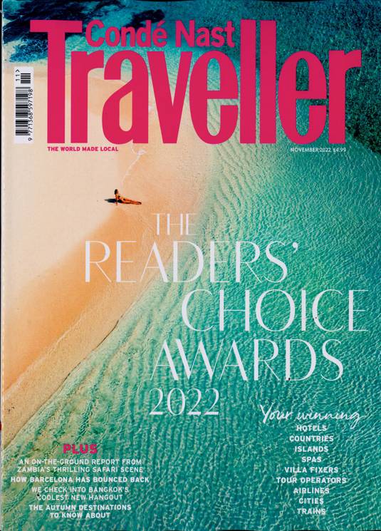 Conde Nast Traveller Magazine Subscription | Buy at Newsstand.co.uk ...