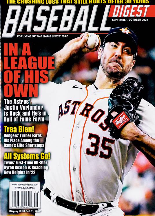 Baseball Digest Magazine Subscription | Buy at Newsstand.co.uk | US ...