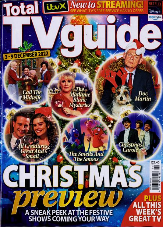 Total Tv Guide England Magazine Subscription | Buy at Newsstand.co.uk ...