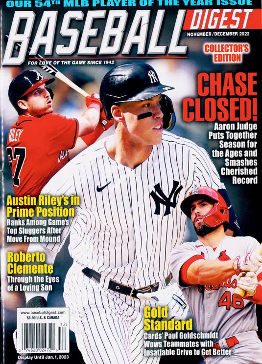 Baseball Digest Magazine Subscription | Buy at Newsstand.co.uk | US ...