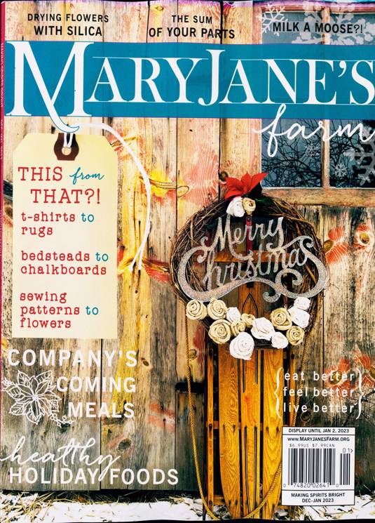 Mary Janes Farm Magazine Subscription Buy at Newsstand.co.uk Self