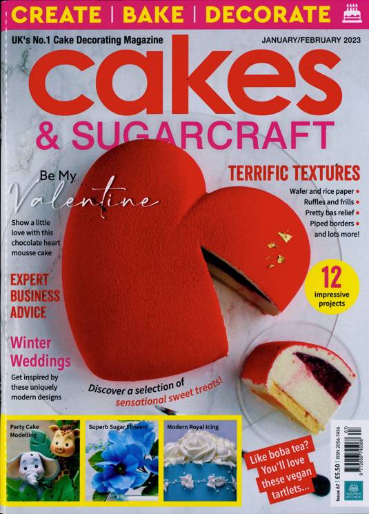 Cakes & Sugarcraft Magazine - March/April 2023 Subscriptions