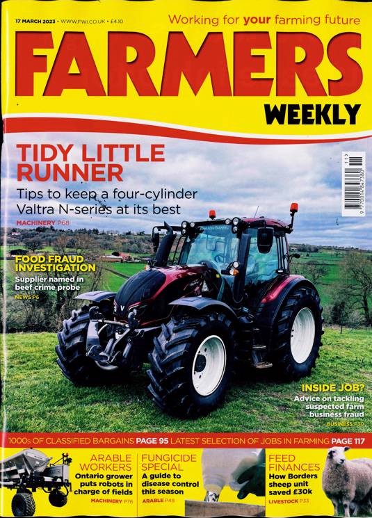 Farmers Weekly Magazine Subscription | Buy At Newsstand.co.uk | Agriculture