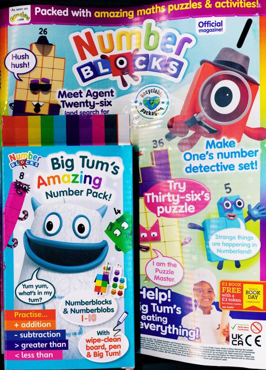 Numberblocks Magazine Subscription | Buy at Newsstand.co.uk | Pre School