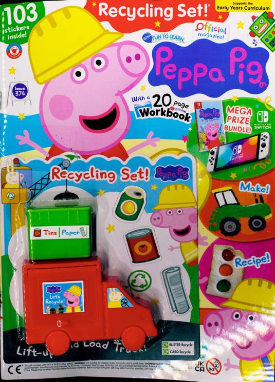 Peppa Pig Magazine Subscription | Buy at Newsstand.co.uk | Pre School