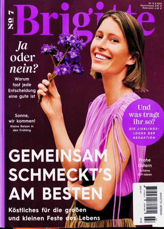 Brigitte Magazine Subscription | Buy at Newsstand.co.uk | German