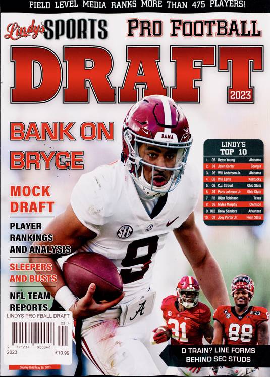 Lindys Pro Football Draft Magazine Subscription Buy at Newsstand.co