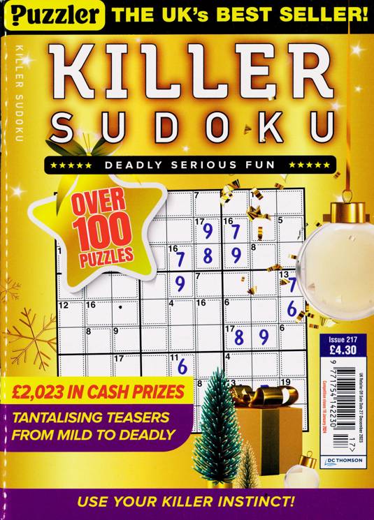 Read PuzzleLife Killer Sudoku magazine on Readly - the ultimate magazine  subscription. 1000's of magazines in one app