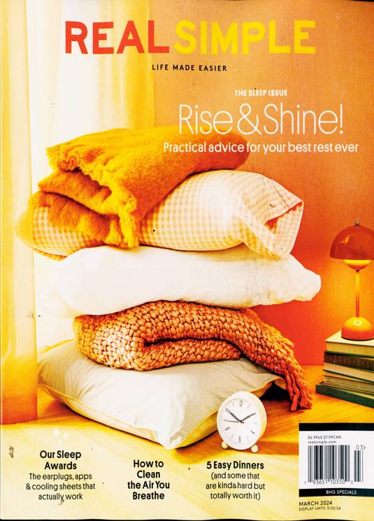 Real Simple Magazine Subscription | Buy at Newsstand.co.uk | Cooking & Food